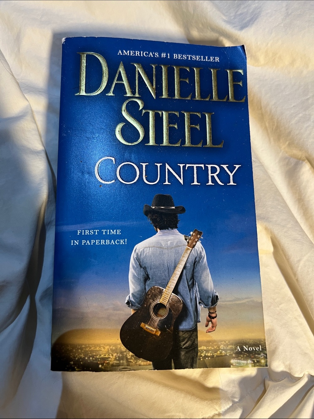 Danielle Steel "Country" Paperback Novel - Blue Cover